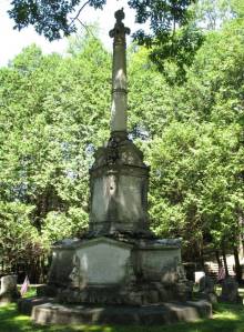 Ripley Monument, Evergreen Cemetery, Rutland, VT