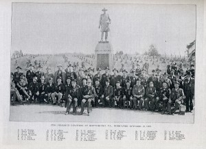 Dedication of 13th VT Monument at Gettysburg, 10-19-1899